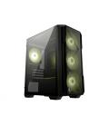 Caja ordenador gaming msi mag forge m120r airflow matx argb cristal templado negra