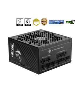 Fuente alimentacion msi mpg a1250gs pcie5 gaming atx 1250w