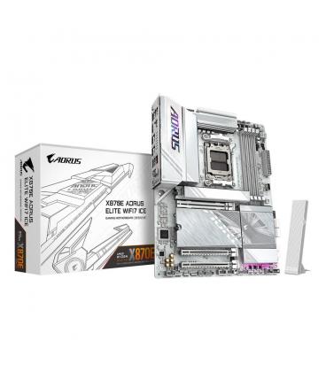 Placa gigabyte x870e aorus elite wifi7 ice am5 atx - 4x ddr5