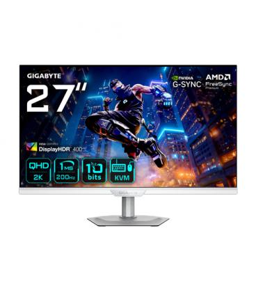 Monitor gaming gigabyte m27q2 qd ice 27 pulgadas qhd 200hz