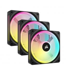 Ventilador caja corsair air co - 9051002 - ww gaming rgb 3x 120mm negro