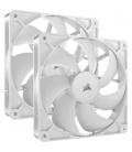 Ventilador caja rs140 2x 140mm blanco