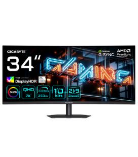 Monitor curvo gaming gigabyte mo34wqc36 34 pulgadas wqhd 360hz