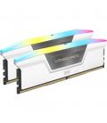 Memoria ram ddr5 32gb 2x16gb corsair vengeance rgb white - 6400mt - s