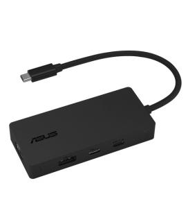ASUS 4 in 1 USB-C Dock DC110 Alámbrico USB 3.2 Gen 2 (3.1 Gen 2) Type-C Negro
