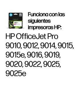HP Cartucho de tinta Original 963XL magenta de alta capacidad