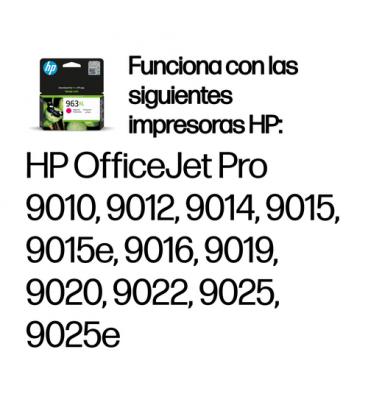 HP Cartucho de tinta Original 963XL magenta de alta capacidad