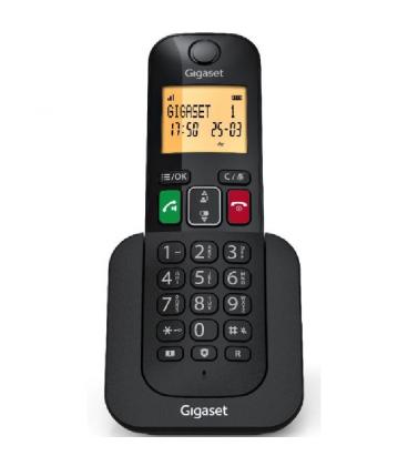 Teléfono inalámbrico gigaset elemental 400/ negro
