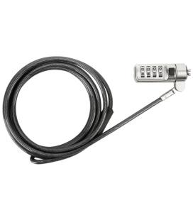 Cable de seguridad targus defcon con clave