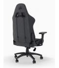 Silla gaming corsair tc100 relaxed fabric gris - negra