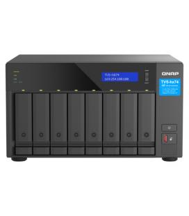 Servidor nas qnap tvs - h874t 8 bahias 32gb gigabit ethernet
