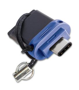 Memoria usb tipo a - usb tipo c verbatim storengo 64gb azul