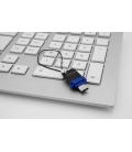 Memoria usb tipo a - usb tipo c verbatim storengo 64gb azul