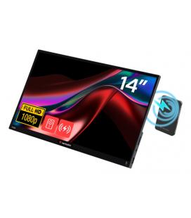 Monitor portatil verbatim 32088 14 pulgadas fhd 120hz + bateria 500mah