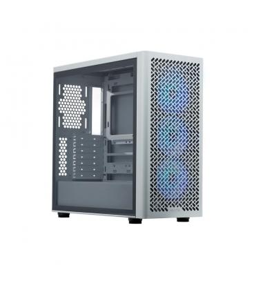 Caja ordenador gaming cooler master elite 502 atx argb cristal templado blanca