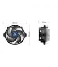 Ventilador con disipador arctic alpine 23 co/ 9cm