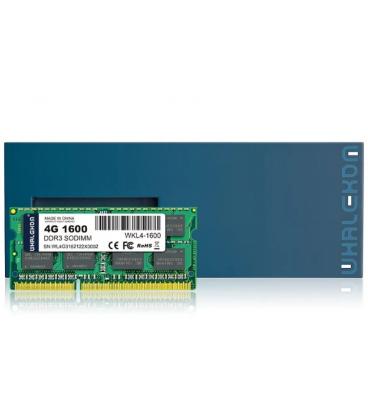 Memoria ram whalekom wkl4 4gb/ ddr3/ 1600mhz/ 1.35v/ cl11/ sodimm
