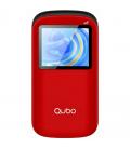 Teléfono móvil qubo p-190rd 4g para personas mayores/ rojo
