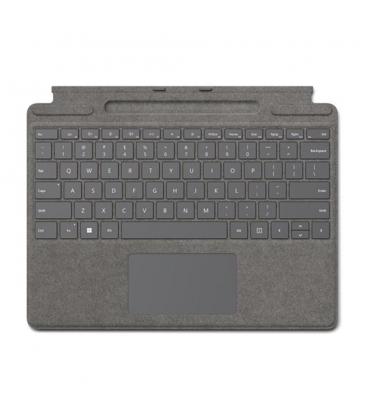 Teclado microsoft surface pro plata ingles