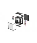 Caja ordenador gaming deepcool cg590u5f atx argb cristaltemplado negra