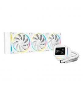 Kit refrigeracion liquida deepcool lm360 rgb 3x 120mm blanco