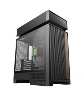 Caja ordenador gaming deepcool cl660 atx argb cristal templado negra y madera