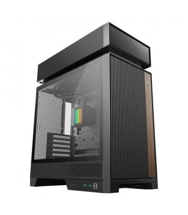 Caja ordenador gaming deepcool cl660 atx argb cristal templado negra y madera