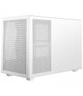 Caja ordenador gaming deepcool ch260 wood wh matx cristal templado blanca y madera