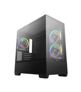 Caja ordenador gaming deepcool cg380u matx argb cristal templado negra