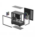 Caja ordenador gaming deepcool cg380u matx argb cristal templado negra