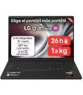 Portátil lg gram 16u55u-g.au75bn ryzen ai 7 445/ 16gb/ 512gb ssd/ 16'/ win11