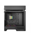 Caja ordenador gaming deepcool cl6600 wh atx rgb cristal templado negra y madera