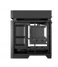 Caja ordenador gaming deepcool cl6600 wh atx rgb cristal templado negra y madera