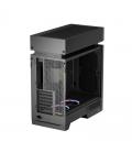 Caja ordenador gaming deepcool cl6600 wh atx rgb cristal templado negra y madera