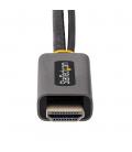 Adaptador hdmi a displayport - usb tipo a startech 0.30m - macho - macho - hembra - gris