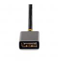 Adaptador hdmi a displayport - usb tipo a startech 0.30m - macho - macho - hembra - gris