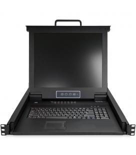 Consola kvm startech de montaje en rack de servidores 17 pulgadas 16 puertos