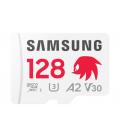 Tarjeta memoria micro sd samsung 128gb sonic pro plus clase 10 u3 v30 a2 + adaptador sd