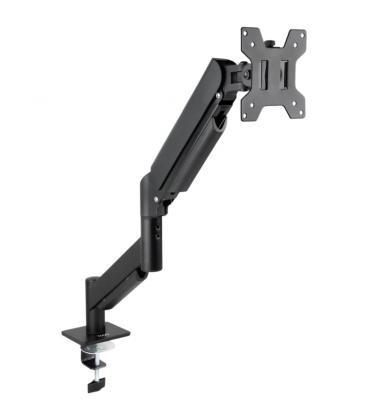 Soporte de mesa para monitor tooq db1340tnr-b/ giratorio/ inclinable/ rotatorio/ nivelable hasta 10kg