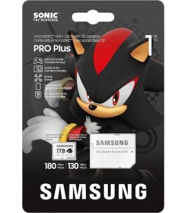 Tarjeta memoria micro sd samsung 1tb sonic pro plus clase 10 u3 v30 a2 + adaptador sd