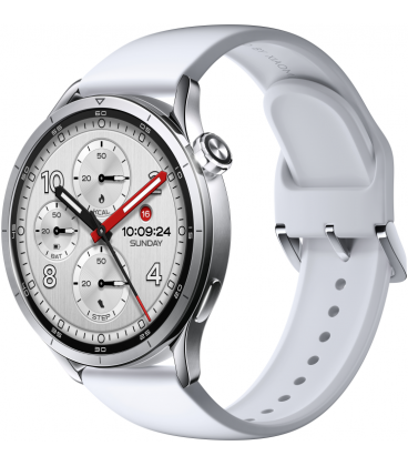 Xiaomi Watch S5 Bluetooth GPS NFC 46mm Plata Correa Caucho 5ATM Pulsómetro