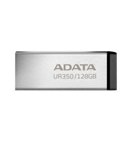 ADATA UR350 unidad flash USB 128 GB USB tipo A 3.2 Gen 1 (3.1 Gen 1) Negro, Plata