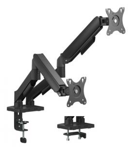 iggual SPMP02-A Soporte pinza 2 monitores 17-34" pro