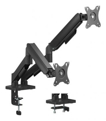 iggual SPMP02-A Soporte pinza 2 monitores 17-34" pro