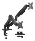 iggual SPMP02-A Soporte pinza 2 monitores 17-34" pro