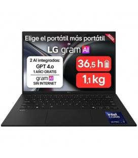 Portátil lg gram 14zd90u-g.ax85bn intel core ultra 7-355/ 32gb/ 512gb ssd/ 14'/ sin sistema operativo