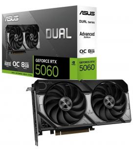 Tarjeta Gráfica ASUS Dual GeForce RTX 5060 8GB GDDR7 OC Edition Advanced Reflex 2 RTX AI DLSS4.5