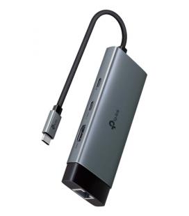 Docking usb tipo-c tp-link uh6120c/ 1xusb tipo-c/ 2xusb/ 1xhdmi 4k/ 1xrj45/ 1xusb tipo-c pd/ gris