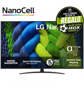 Televisor lg nanocell ai nano82 50nano82a6b 50'/ ultra hd 4k/ smart tv/ wifi