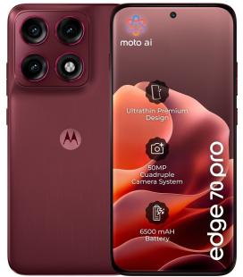 Movil motorola moto edge 70 pro 5g 12 - 512gb rojo